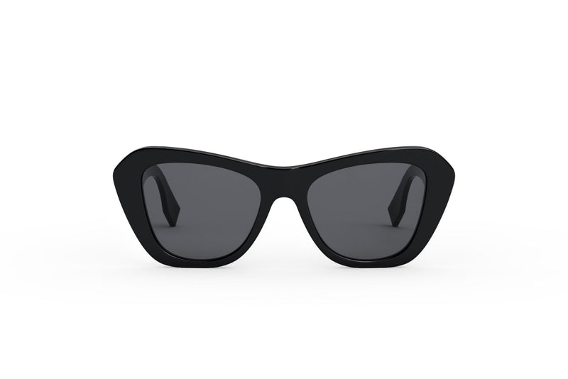 O'Lock Black Rectangular Sunglasses