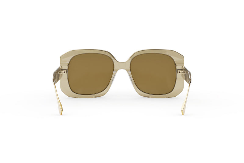 Fendigraphy Brown Square Sunglasses