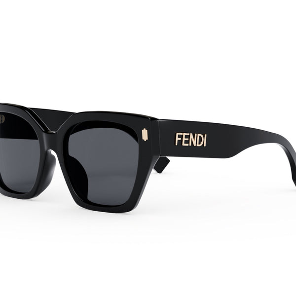Fendi Bold Black Square Sunglasses – Good See Co.