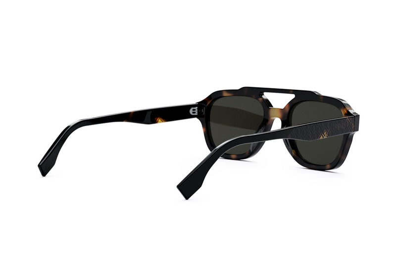 Fendi Bilayer Black Geometric Sunglasses – Good See Co display picture 2