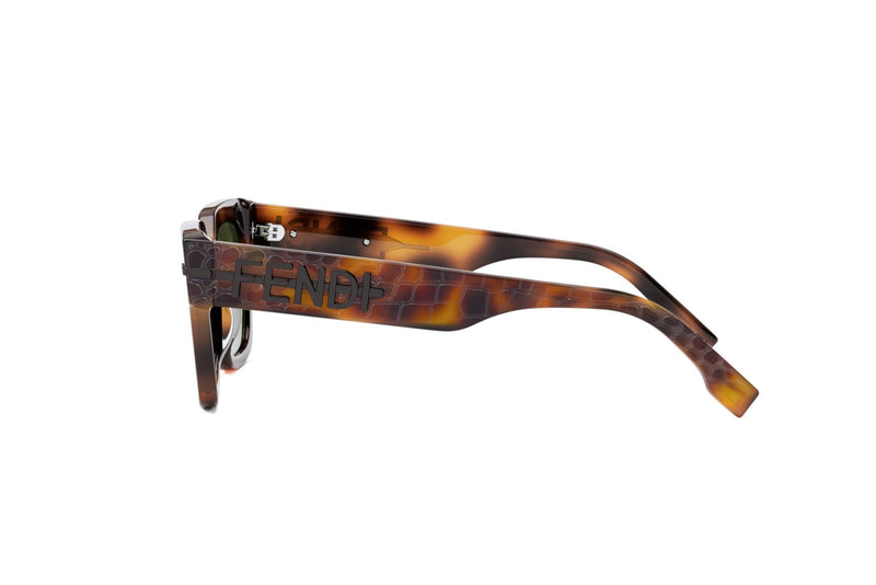 Fendigraphy Havana Rectangular Sunglasses
