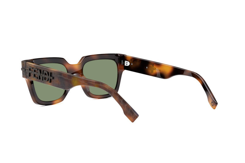 Fendigraphy Havana Rectangular Sunglasses