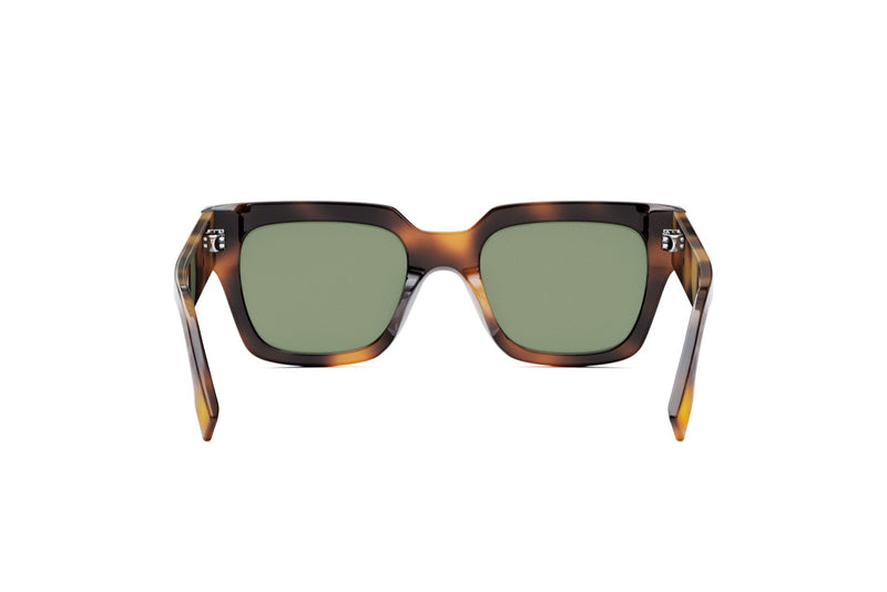 Fendigraphy Havana Rectangular Sunglasses