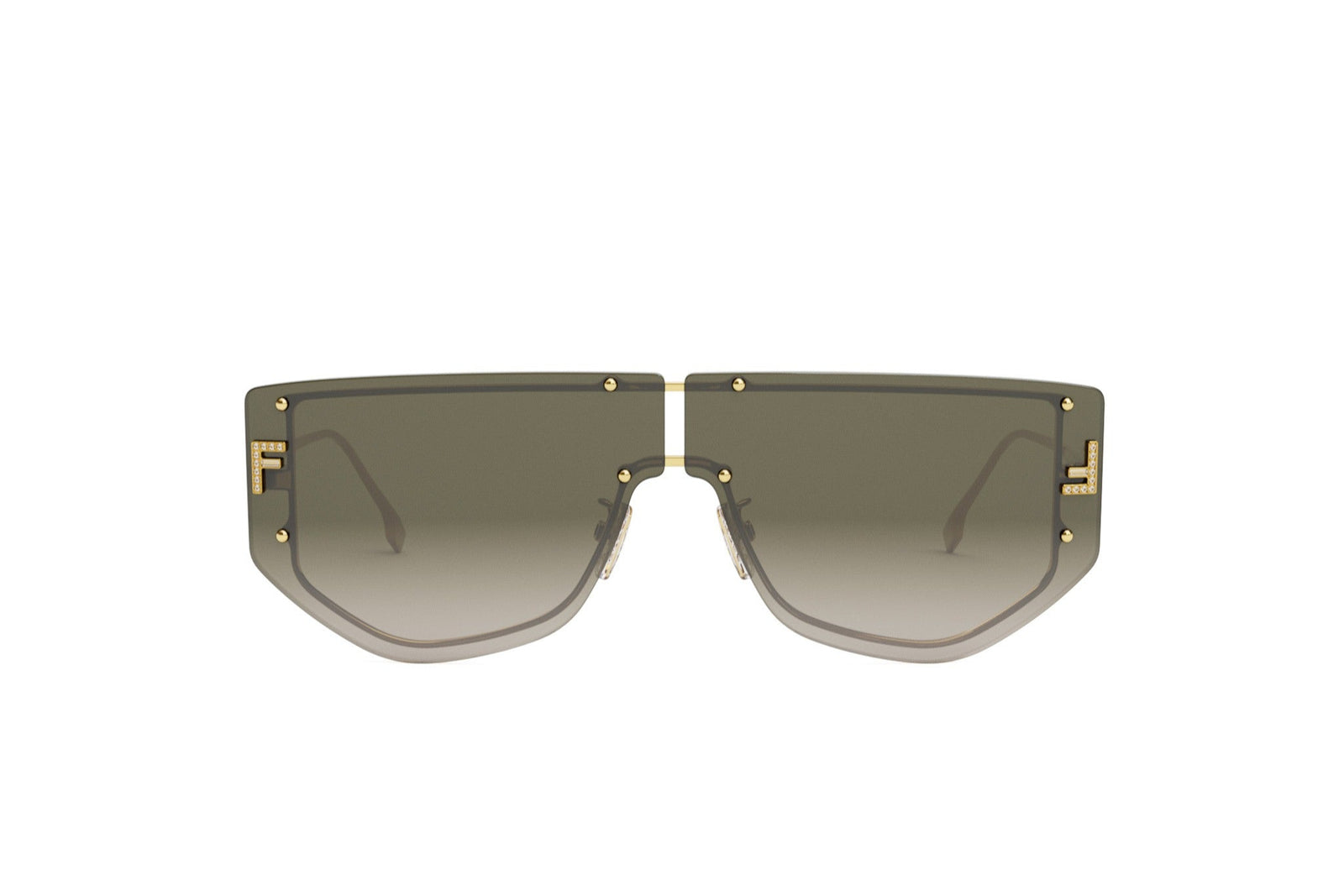 Fendi First Yellow Rectangular Sunglasses – Good See Co display picture 1