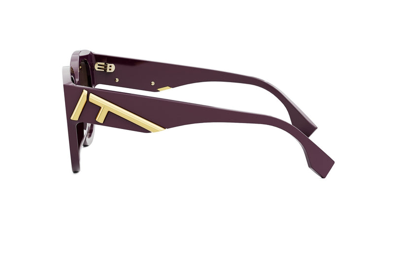 Fendi First Violet Round Sunglasses