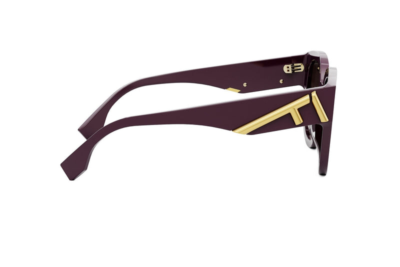 Fendi First Violet Round Sunglasses