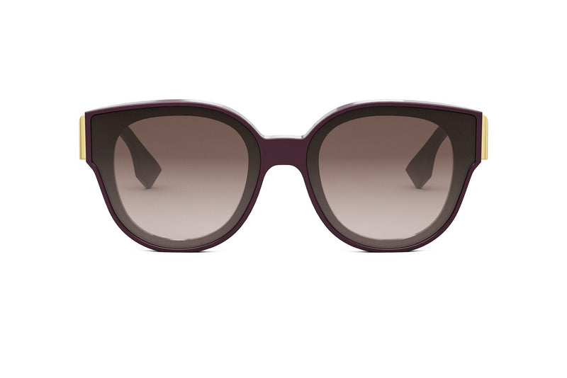 Fendi First Violet Round Sunglasses