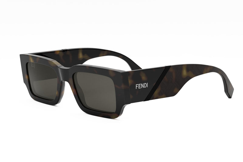 Fendi Diagonal Rectangular Sunglasses