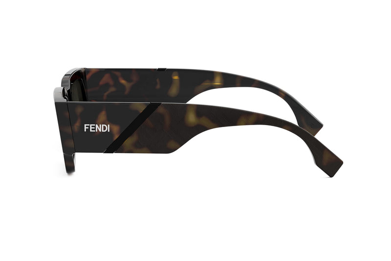 Fendi Diagonal Rectangular Sunglasses
