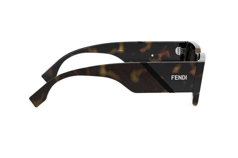 Fendi Diagonal Rectangular Sunglasses