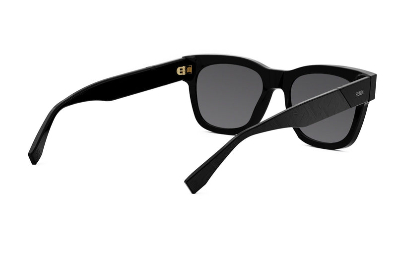 Fendi Diagonal Black Square Sunglasses