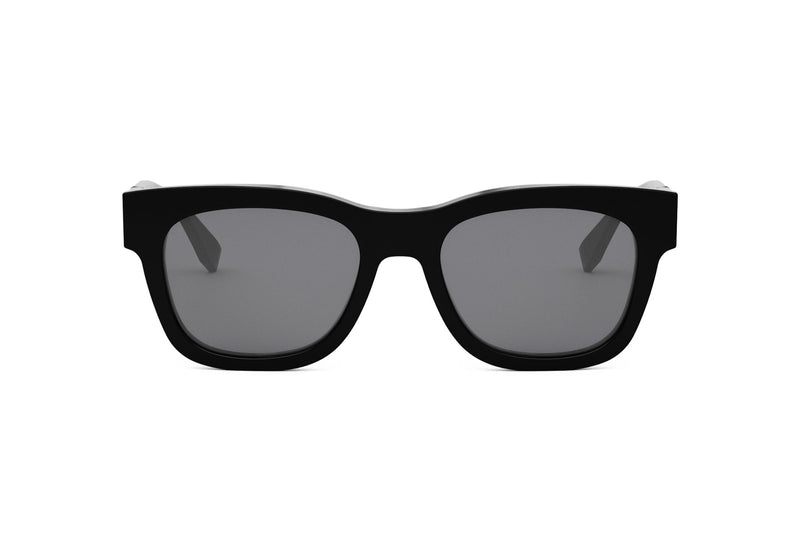 Fendi Diagonal Black Square Sunglasses