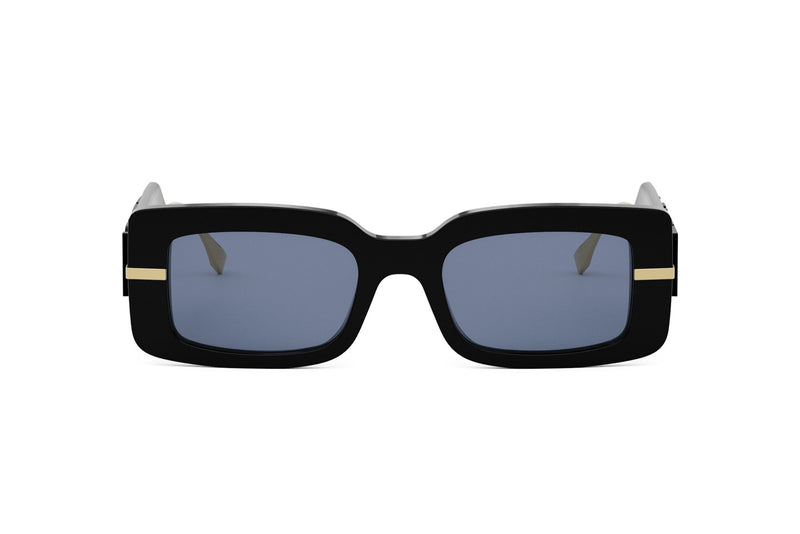 Rectangular Sunglasses (Black | Blue) – Good See Co display picture 3