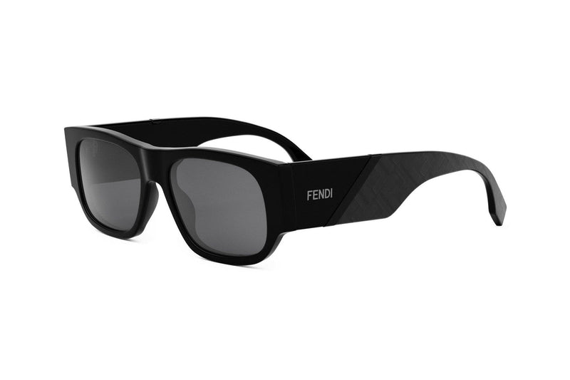 Fendi Diagonal Black Rectangular Sunglasses – Good See Co.