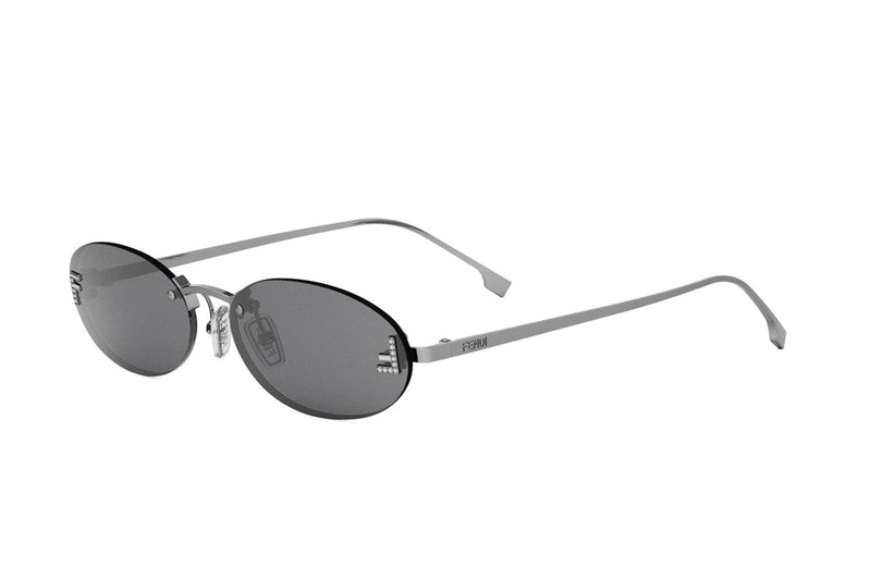 Fendi First Crystal Oval Sunglasses