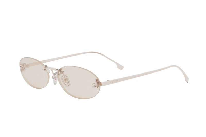 Fendi First Crystal Oval Sunglasses