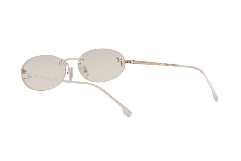 Fendi First Crystal Oval Sunglasses
