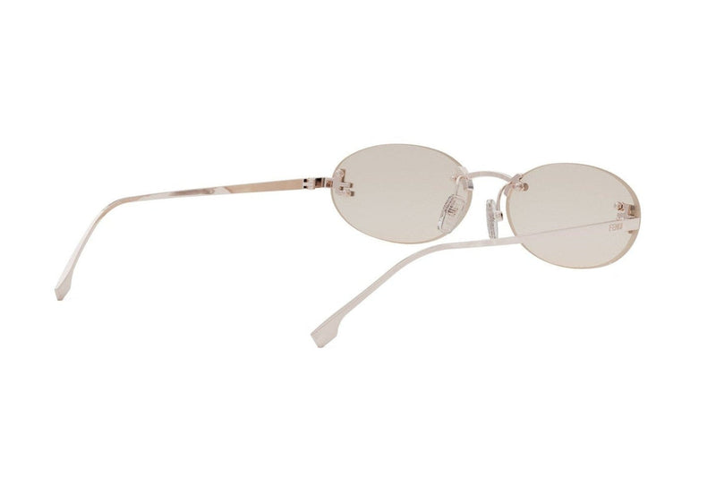 Fendi First Crystal Oval Sunglasses