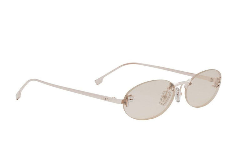 Fendi First Crystal Oval Sunglasses