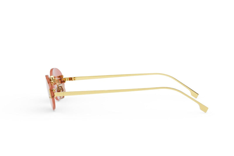 Fendi First Crystal Oval Sunglasses