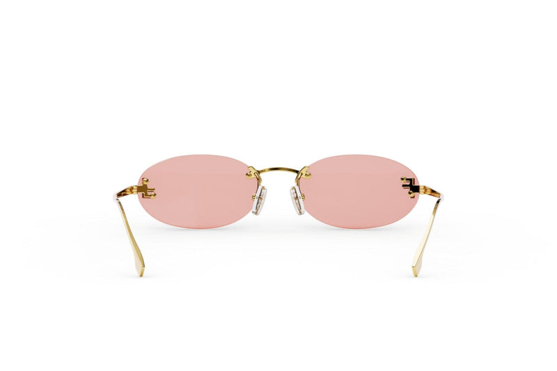 Fendi First Crystal Oval Sunglasses