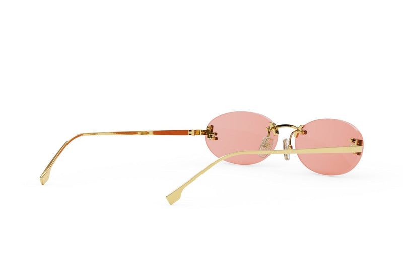 Fendi First Crystal Oval Sunglasses