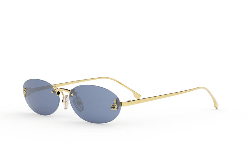 Fendi First Crystal Oval Sunglasses