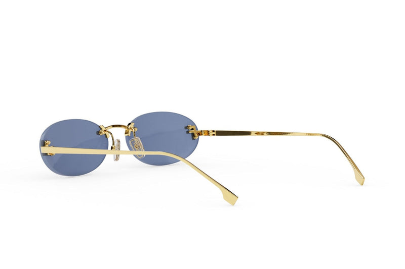 Fendi First Crystal Oval Sunglasses