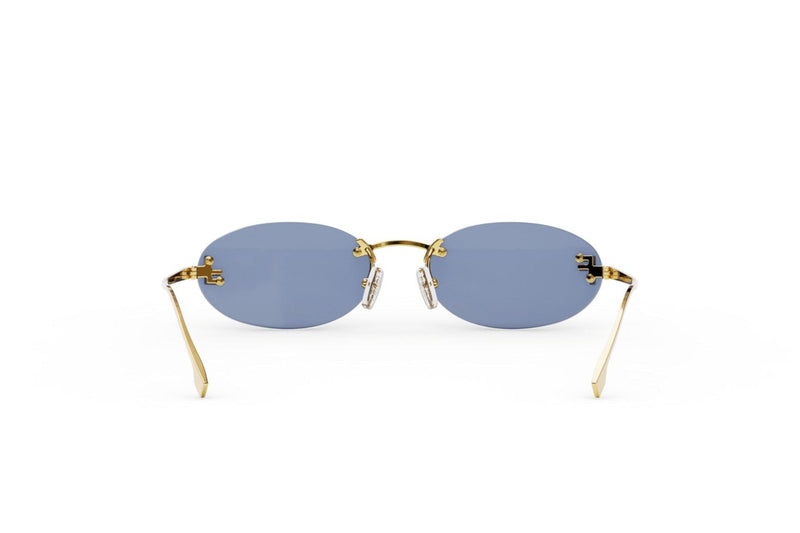 Fendi First Crystal Oval Sunglasses