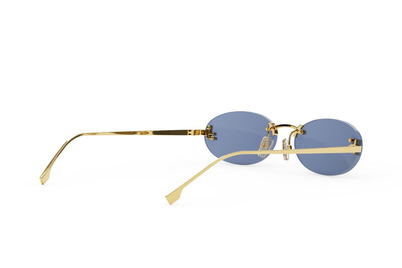 Fendi First Crystal Oval Sunglasses