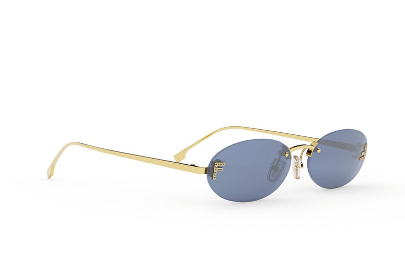 Fendi First Crystal Oval Sunglasses