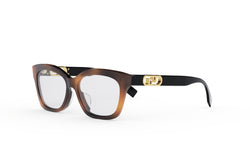 O'Lock Havana Geometric Eyeglasses
