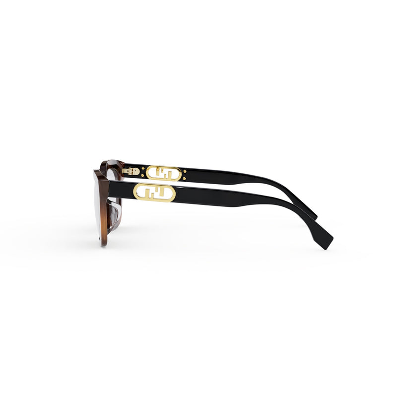 O'Lock Havana Geometric Eyeglasses