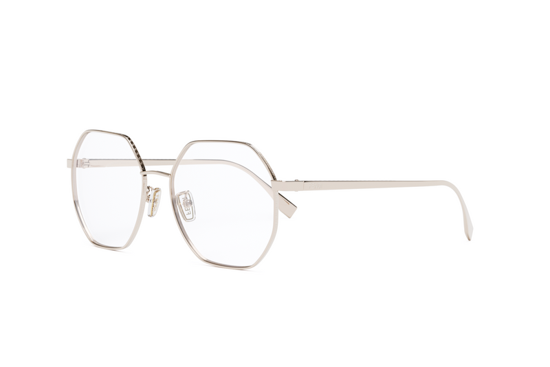 FF Rose Gold Geometric Eyeglasses