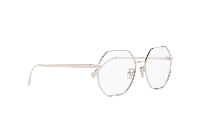 FF Rose Gold Geometric Eyeglasses