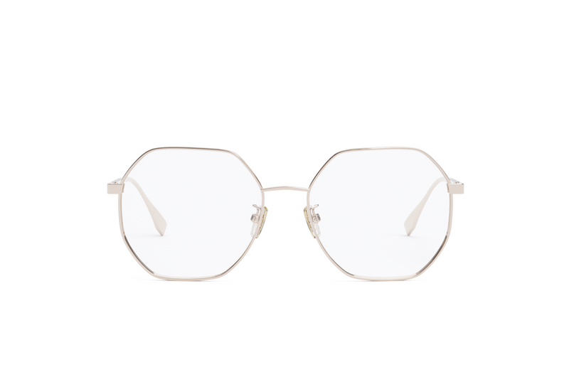 FF Rose Gold Geometric Eyeglasses