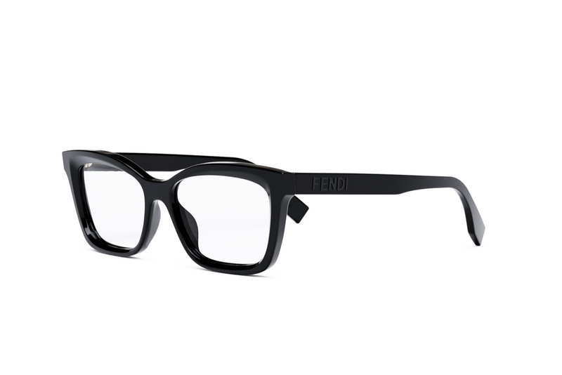 Lettering Black Rectangular Eyeglasses – Good See Co.