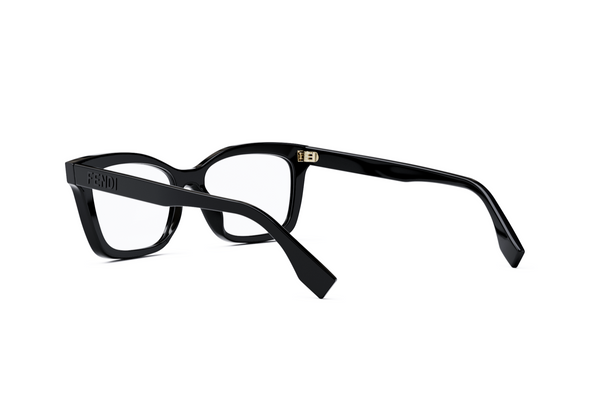 Lettering Black Rectangular Eyeglasses – Good See Co.