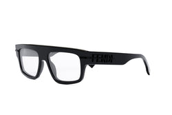 Fendigraphy Black Rectangular Eyeglasses