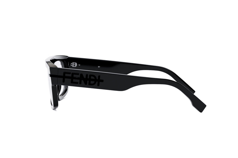 Fendigraphy Black Rectangular Eyeglasses