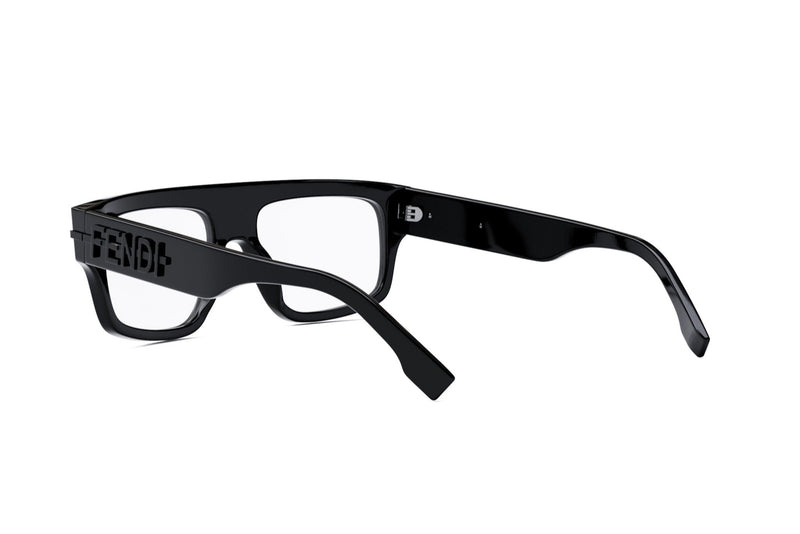 Fendigraphy Black Rectangular Eyeglasses