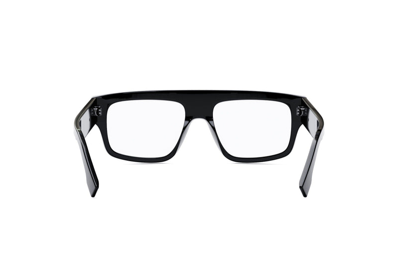 Fendigraphy Black Rectangular Eyeglasses