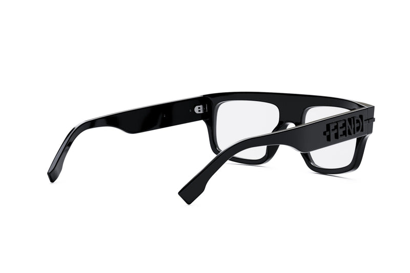 Fendigraphy Black Rectangular Eyeglasses