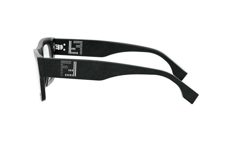 Fendi Shadow Black Rectangular Eyeglasses