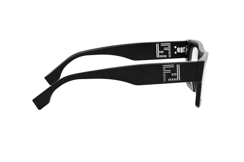 Fendi Shadow Black Rectangular Eyeglasses