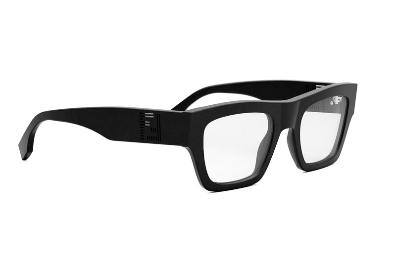 Fendi Shadow Black Rectangular Eyeglasses
