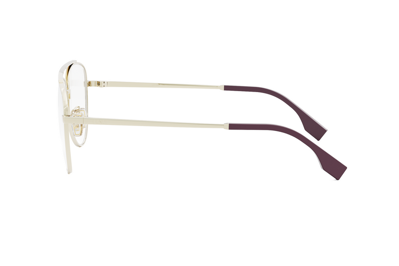 Fendi Travel Gold Pilot Eyeglasses