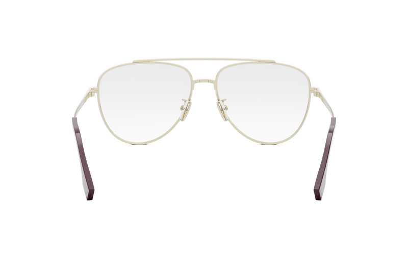 Fendi Travel Gold Pilot Eyeglasses