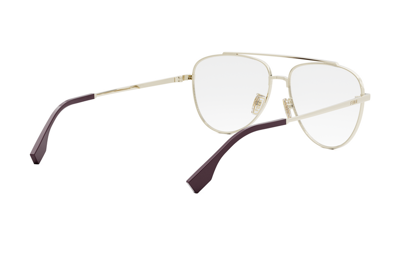 Fendi Travel Gold Pilot Eyeglasses