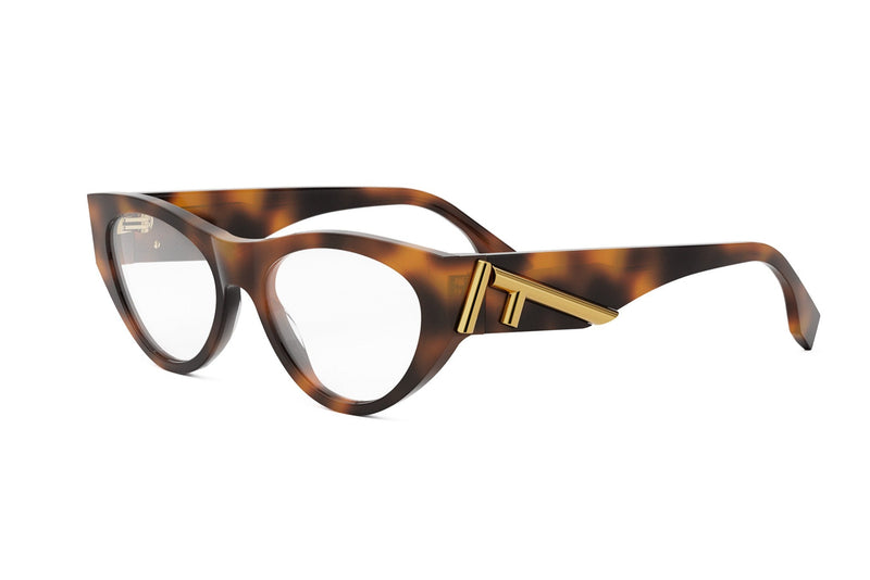 Fendi First Havana Cat Eye Eyeglasses